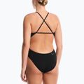 Costume da bagno intero donna Nike Hydrastrong Logo Gra jet black 3