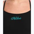 Costume da bagno intero donna Nike Hydrastrong Logo Gra jet black 4