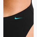 Costume da bagno intero donna Nike Hydrastrong Logo Gra jet black 5
