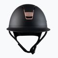 Casco da equitazione Samshield Miss Shield Shadowmatt Rose Gold Chrome nero 2