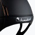 Casco da equitazione Samshield Miss Shield Shadowmatt Rose Gold Chrome nero 6