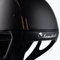 Casco da equitazione Samshield Shadowmatt Rose Gold Trim Blason nero 7