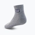 Calzini da allenamento da uomo Wilson Premium Low Cut 3 confezioni grigio W8F3H-3730 2