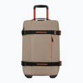 American Tourister Urban Track Duffle con ruote 55 l beige / arancione