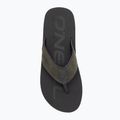 O'Neill Mick Flipflop Low da uomo, infradito verde petrolio 5