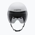 Casco da bicicletta Lazer Volante KinetiCore bianco/argento opaco 3