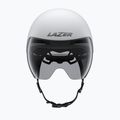 Casco da bicicletta Lazer Victor KinetiCore bianco/argento opaco 3