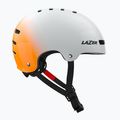 Casco da bicicletta Lazer One+ argento/arancio