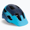 Casco da bicicletta Lazer Chiru in acciaio blu opaco