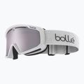 Occhiali da sci Bollé Y7 OTG bianco opaco/vermillon gun