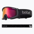 Maschera da sci Bollé Y7 OTG matte black/volt ruby 3