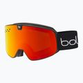 Occhiali da sci Bollé Nevada Neo black matte/sunrise&light vermillon blue