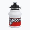 Bottiglia da bicicletta Polisport Race 350 ml Junior + cestino bianco/rosso 2