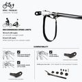Rimorchio da bici Polisport Kids Trailer&Stroller black/grey 8