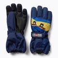 Guanti per bambini LEGO Lwagan 807 blu scuro