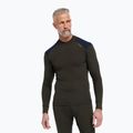Felpa termica uomo Dovre Folded Collar khaki 2