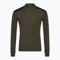 Felpa termica uomo Dovre Folded Collar khaki 4