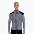 Felpa termica uomo Dovre Half Zip Jacquard grey