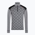 Felpa termica uomo Dovre Half Zip Jacquard grey 5