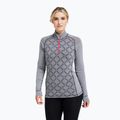 Felpa termica donna Dovre Half Zip Jacquard grey
