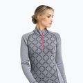 Felpa termica donna Dovre Half Zip Jacquard grey 2