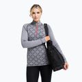 Felpa termica donna Dovre Half Zip Jacquard grey 4