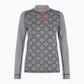Felpa termica donna Dovre Half Zip Jacquard grey 5