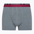 Boxer CR7 Basic Trunk da uomo 3 paia bianco/grigio melange/nero 4