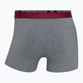 Boxer CR7 Basic Trunk da uomo 3 paia bianco/grigio melange/nero 3