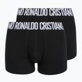 Boxer da uomo CR7 Fashion Trunk 2 pack black