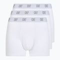 Boxer CR7 Basic Trunk da uomo 3 paia bianco