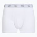 Boxer CR7 Basic Trunk da uomo 3 paia bianco 2