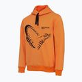 Felpa con cappuccio Savage Gear Mega Jaw da uomo, arancione scuro