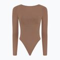 Girlfriend Collective corpo allenamento donna Ava Scoop Back brownie 7