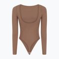 Girlfriend Collective corpo allenamento donna Ava Scoop Back brownie 8
