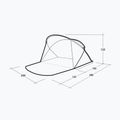 Tenda da spiaggia Outwell Whitby Beach Shelter light grey 5