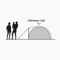 Tenda da campeggio 3-osobowy Outwell Cloud 3 verde/grigio 9