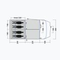 Tenda da campeggio 4-osobowy Outwell Sacramento 4 Air blue 10