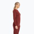 Felpa termica donna Dovre Wool burgundy 2
