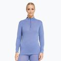Felpa termica donna Dovre Wool Zip blue