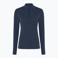 Felpa termica donna Dovre Wool Zip navy