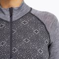 Felpa termica donna Dovre Wool Organic Half Zip grey 3