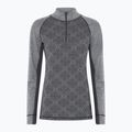 Felpa termica donna Dovre Wool Organic Half Zip grey 5
