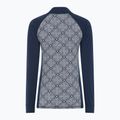 Felpa termica donna Dovre Wool Organic Half Zip navy 7