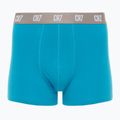 Boxer CR7 Basic Trunk da uomo 3 paia nero/verde/verde chiaro 2