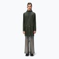 Giacca lunga Rains verde 2