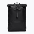 Zaino Rains Rolltop W3 13 l urban backpack nero