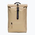 Zaino urbano Rains Rucksack Rolltop 13 + 4 l sand