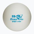 Palline da ping pong Double Fish 40+ stelle 10 pz. bianco.