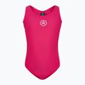 Colore Costume intero da bambino tinta unita rosa/fiore